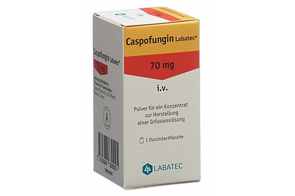 Caspofungin Labatec subst sèche 70 mg flac