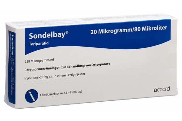 Sondelbay Inj Lös 20 mcg/80mcl Fertpen 2.4 ml