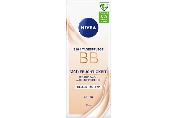 Nivea 5en1 Soin de Jour BB Clair FPS15 tb 50 ml