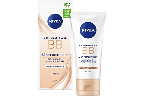 Nivea 5en1 Soin de Jour BB Clair FPS15 tb 50 ml