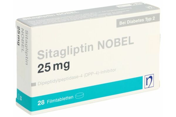 Sitagliptin NOBEL Filmtabl 25 mg 28 Stk