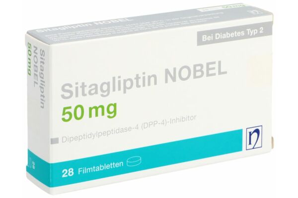 Sitagliptin NOBEL Filmtabl 50 mg 28 Stk