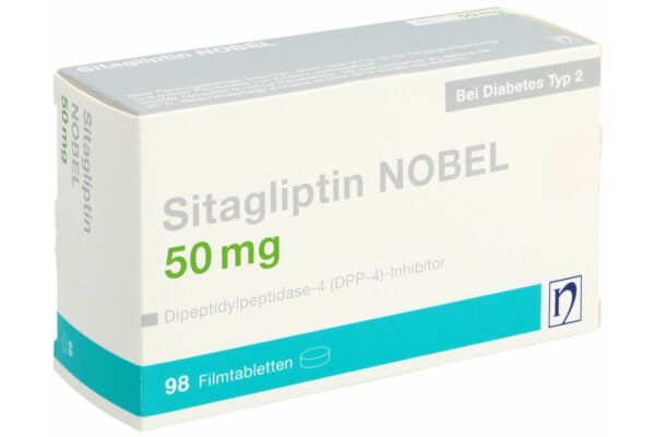 Sitagliptin NOBEL Filmtabl 50 mg 98 Stk