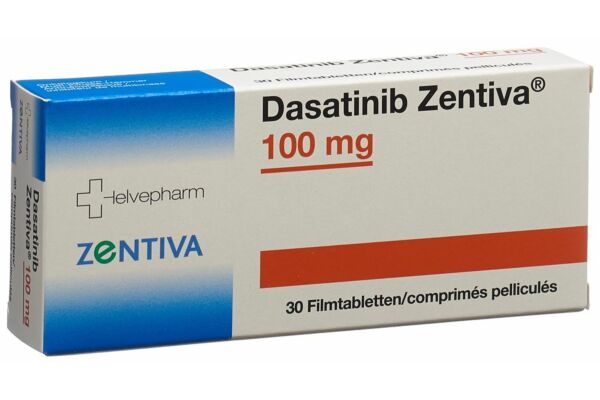 Dasatinib Zentiva cpr pell 100 mg 30 pce