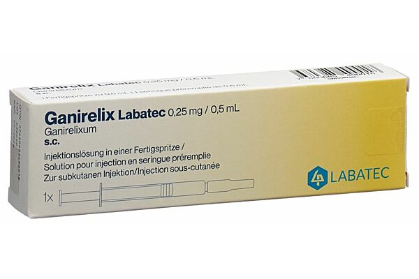 Ganirelix Labatec sol inj 0.25 mg/0.5ml ser pré