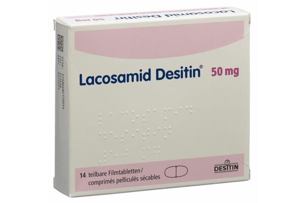 Lacosamid Desitin cpr pell 50 mg 14 pce