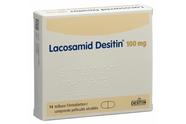 Lacosamid Desitin cpr pell 100 mg 14 pce