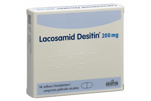 Lacosamid Desitin cpr pell 200 mg 14 pce