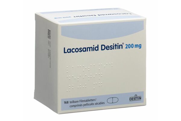 Lacosamid Desitin cpr pell 200 mg 168 pce