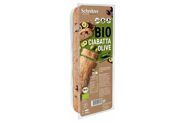 Schnitzer Bio ciabatta olive sach 180 g