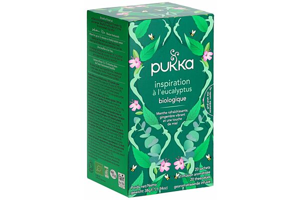 Pukka Inspiration à l'eucalyptus Btl 20 Stk