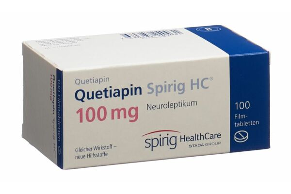 Quetiapin Spirig HC Filmtabl 100 mg 100 Stk