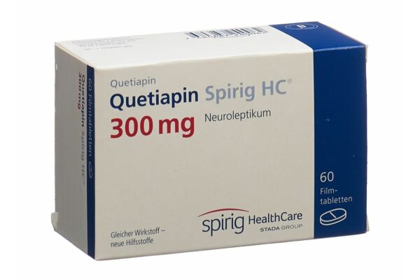 Quetiapin Spirig HC Filmtabl 300 mg 60 Stk