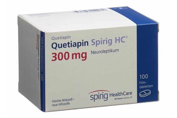 Quétiapine Spirig HC cpr pell 300 mg 100 pce