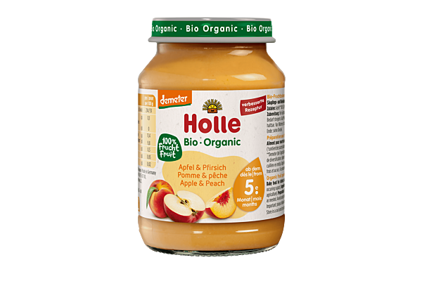 Holle pomme & pêche 190 g