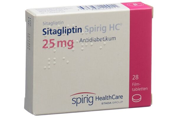 Sitagliptin Spirig HC Filmtabl 25 mg 28 Stk