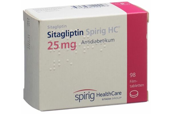 Sitagliptin Spirig HC Filmtabl 25 mg 98 Stk