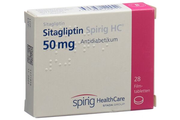 Sitagliptine Spirig HC cpr pell 50 mg 28 pce