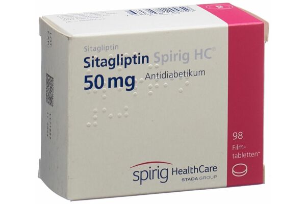 Sitagliptin Spirig HC Filmtabl 50 mg 98 Stk