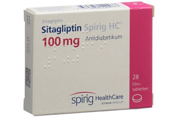 Sitagliptin Spirig HC Filmtabl 100 mg 28 Stk