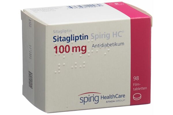 Sitagliptine Spirig HC cpr pell 100 mg 98 pce