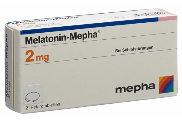 Melatonin-Mepha cpr ret 2 mg 21 pce