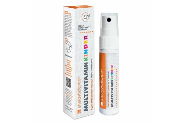 energybalance Multivitamin Kinder Mundspray mit 12 Vitaminen 25 ml