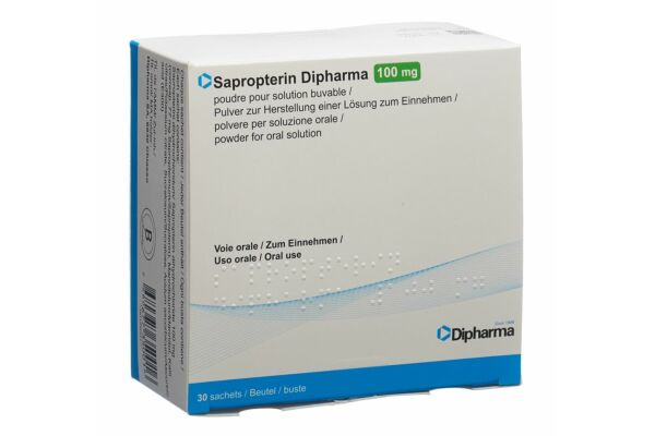 Sapropterin Dipharma Plv 100 mg Btl 30 Stk