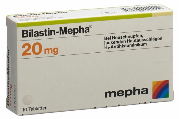 Bilastin-Mepha Tabl 20 mg 10 Stk