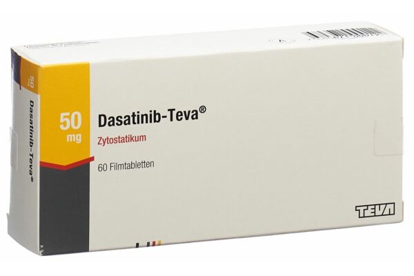 Dasatinib-Teva cpr pell 50 mg 60 pce