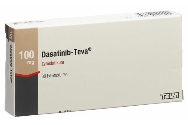 Dasatinib-Teva cpr pell 100 mg 30 pce