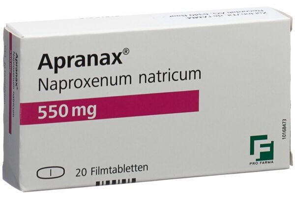 Apranax cpr pell 550 mg 20 pce