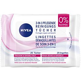 Lingettes Démaquillantes visage Creme Care Nivea 25 lingettes - Prix en  Algérie