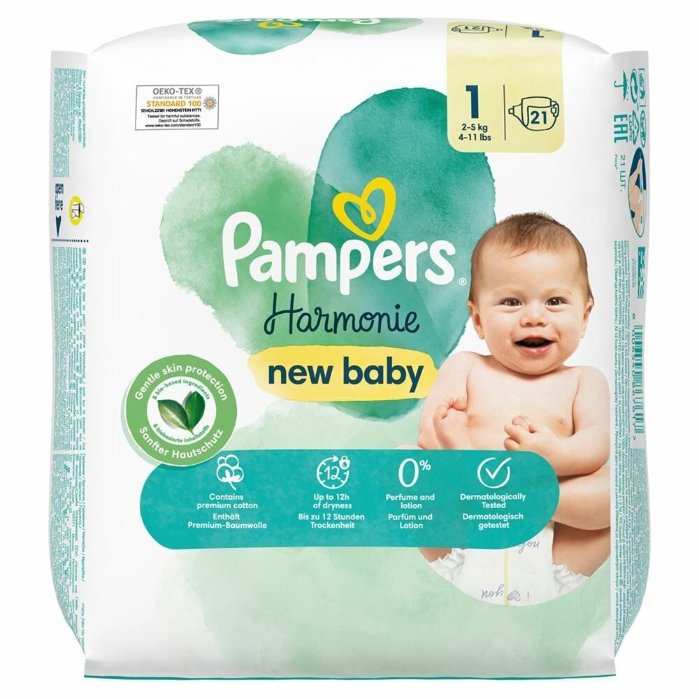 Pampers Harmonie New Baby lingettes nettoyantes pour enfant