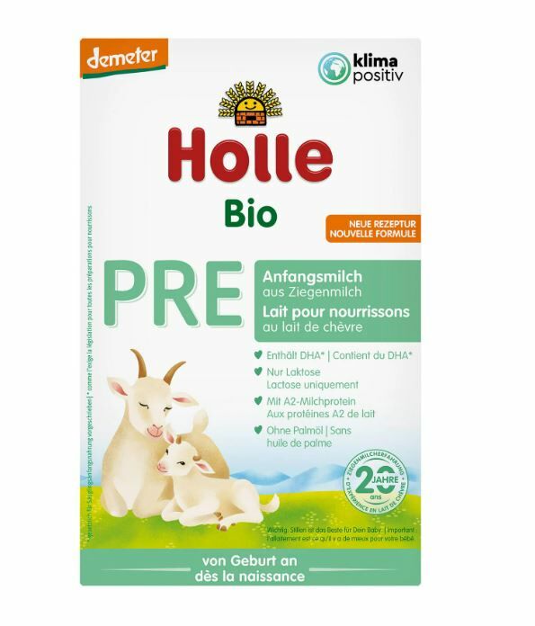 Holle Lait de Chèvre Bio en Poudre - Pour Toute la Famille, 400 g