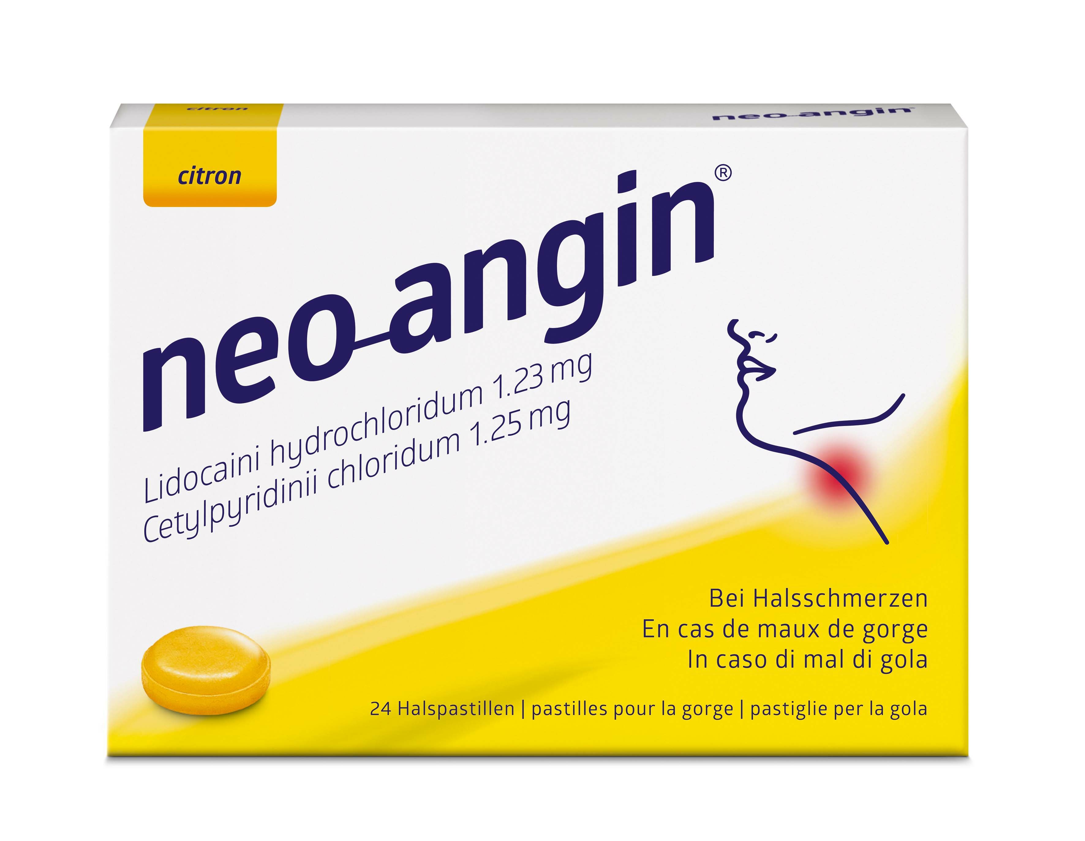 neo-angin forte pastilles pour la gorge 24 pce à petit prix
