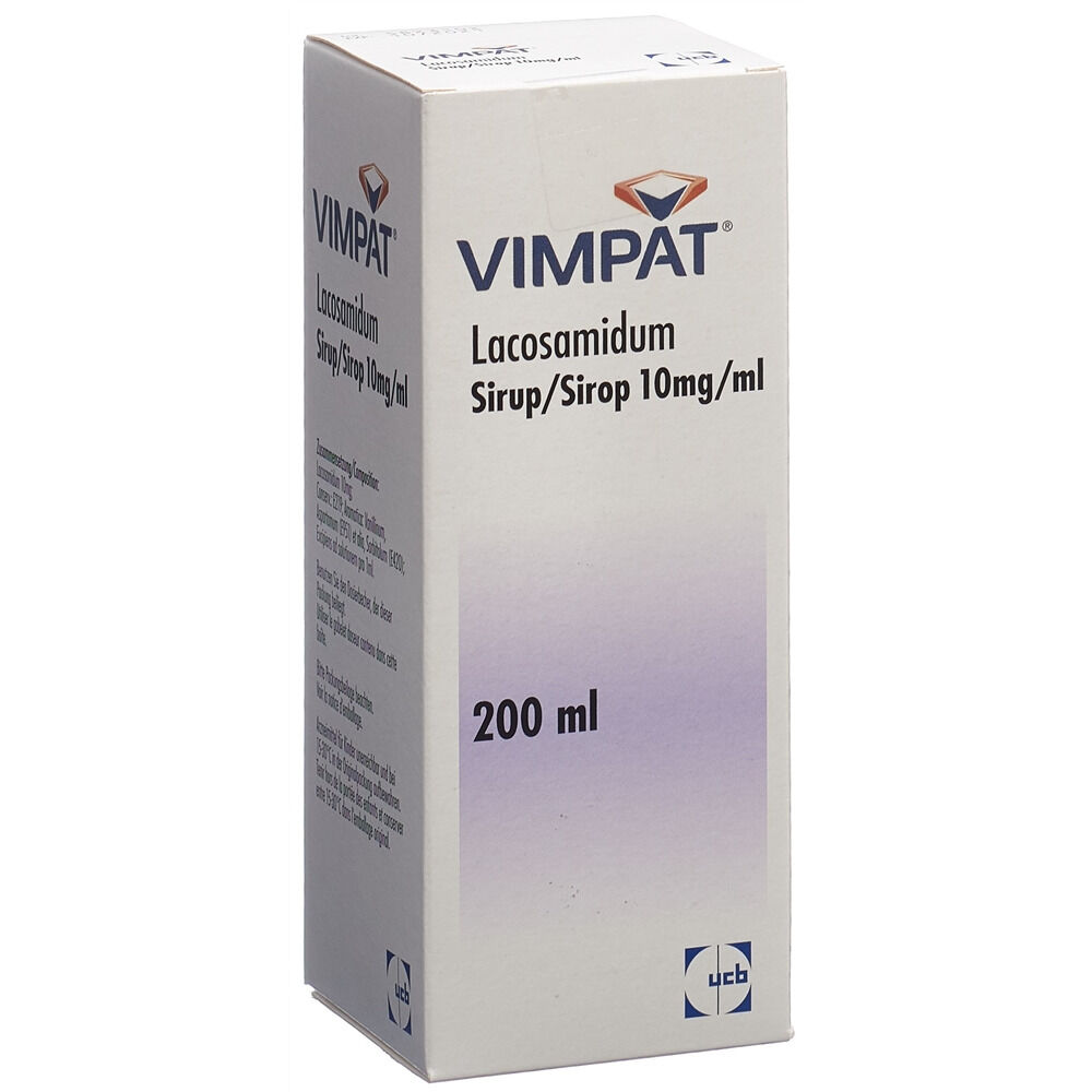 Commander Vimpat sirop 10 mg/ml avec gobelet doseur et seringue pour  administration orale fl 200 ml sur ordonnance