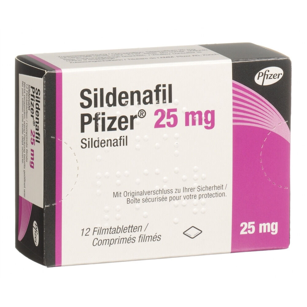 Ordinare online Sildenafil Pfizer Filmtabl 25 mg 12 Stk su ricetta