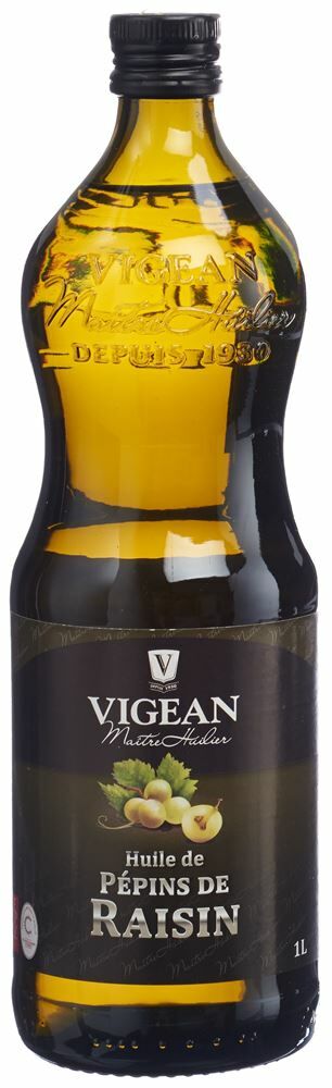 Huile de pépins de raisin VIGEAN : la bouteille de 1 l à Prix Carrefour