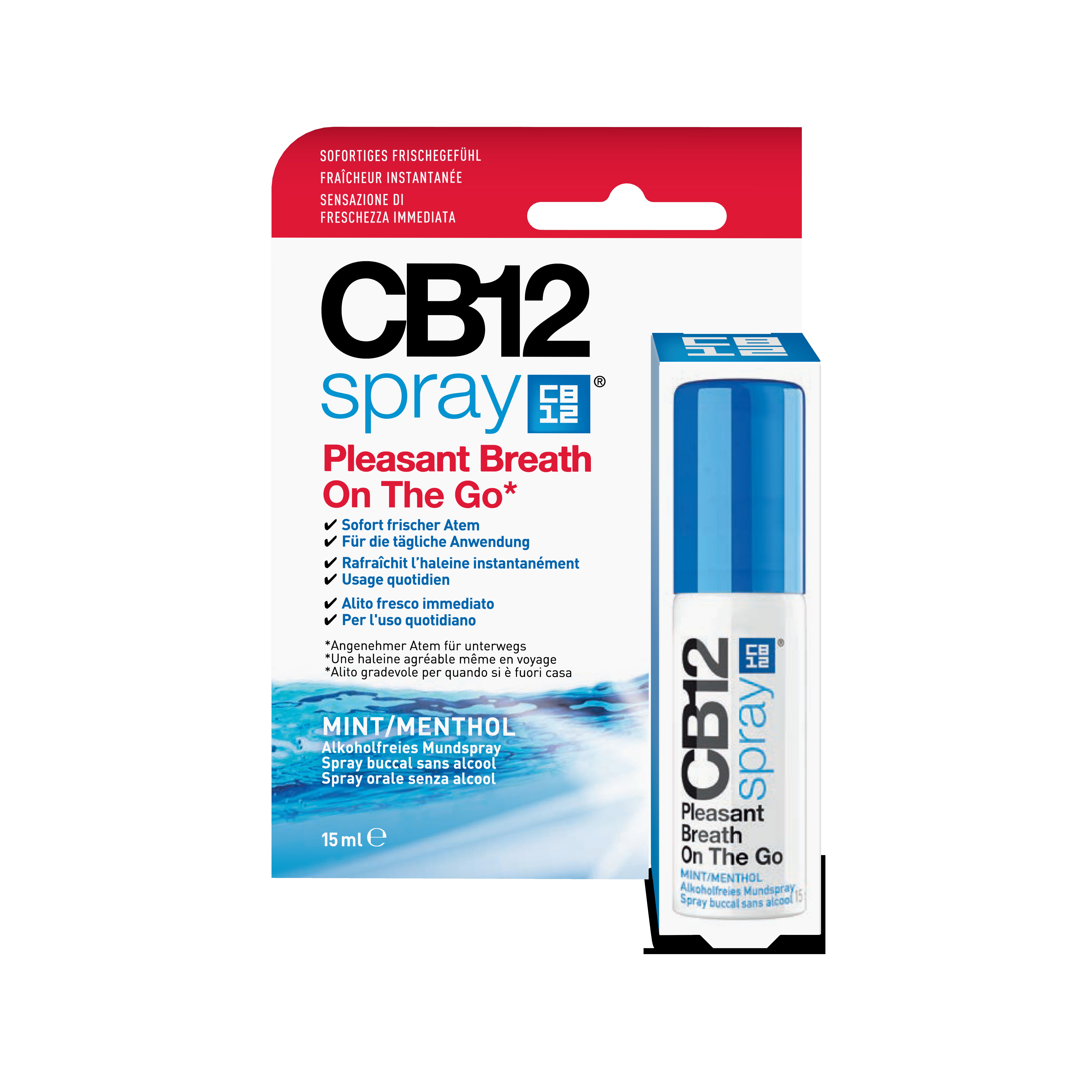 Pharma360: Spray Menthe CB12 15ml - Haleine Fraîche et Fraîcheur Instantanée