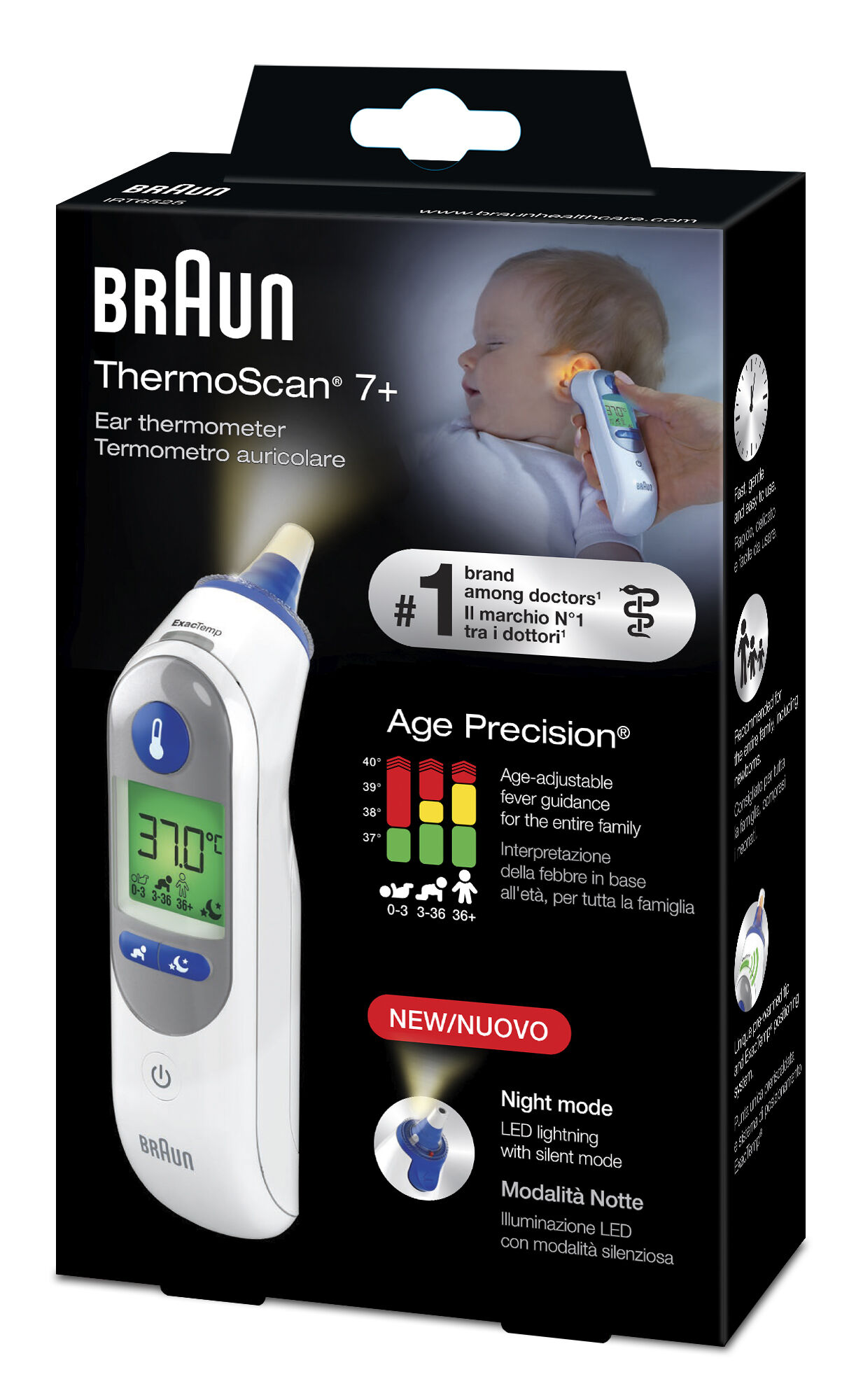 Thermomètre médical Braun ThermoScan® 6 – Conrad Electronic Suisse