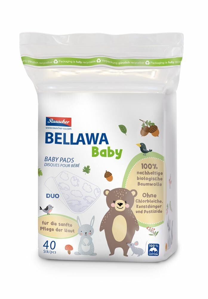 Bellawa Disques De Coton Pour Bébé 40 Pièces