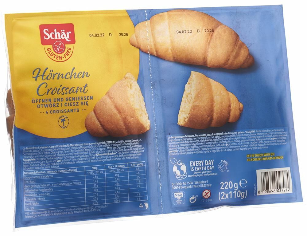 Schär Croissant sans gluten 220 g à petit prix