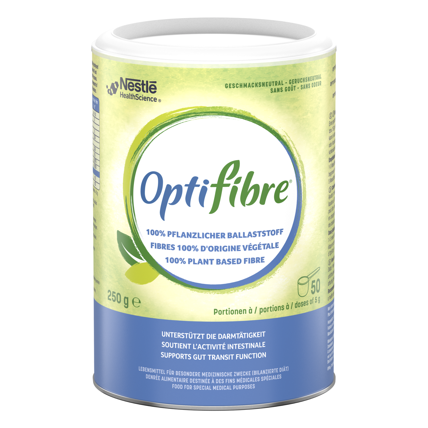 OptiFibre Constipation, une denrée alimentaire en cas de constipation