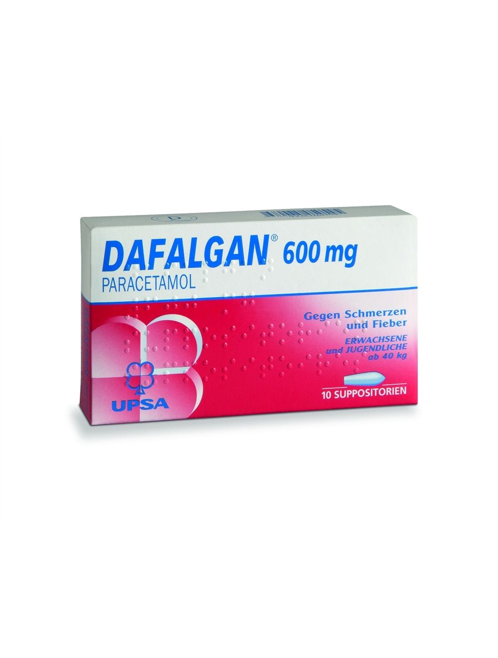 Dafalgan Supp 600 Mg 10 Pce Pas Cher