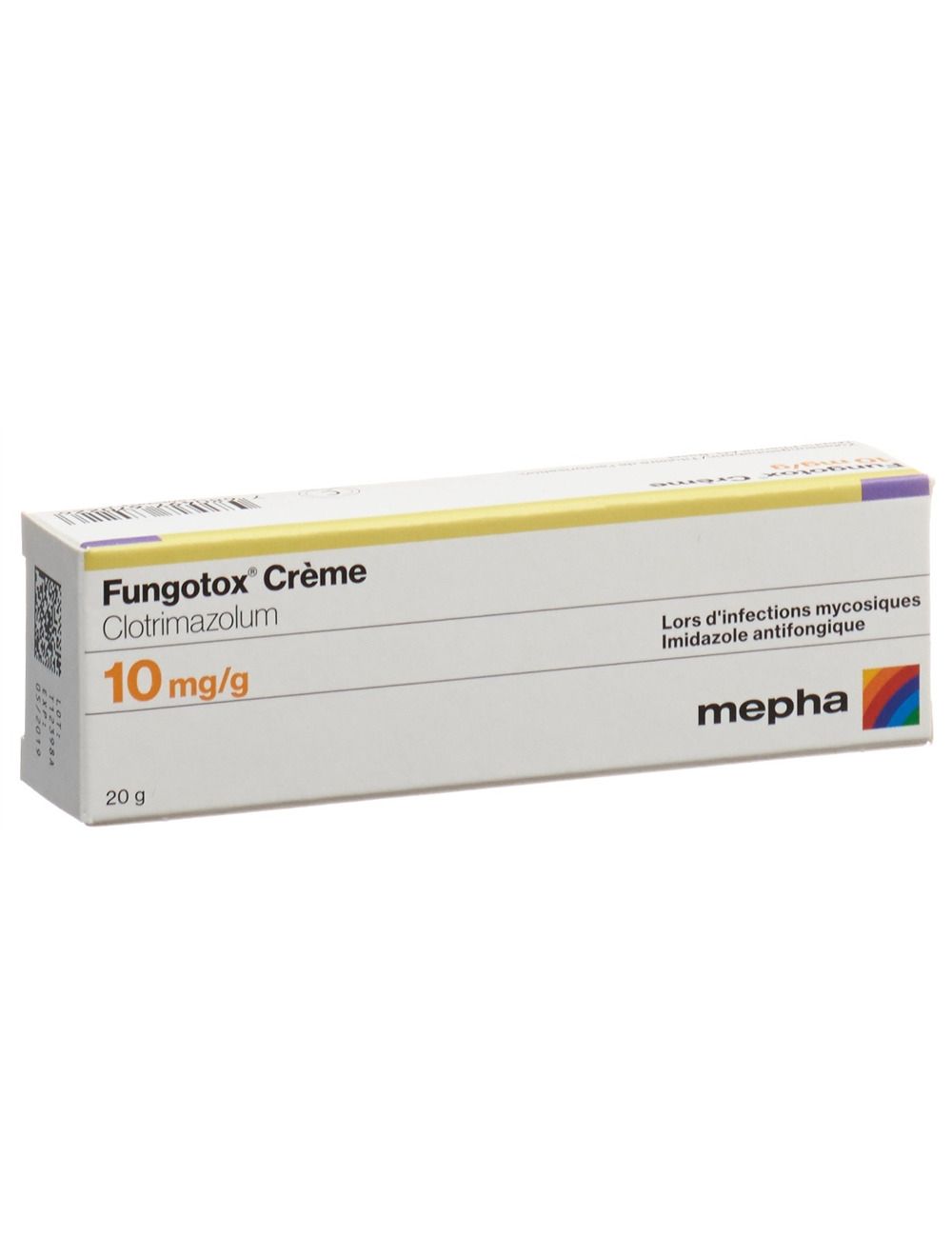 Fungotox Creme 10 Mg G Tb G Pas Cher